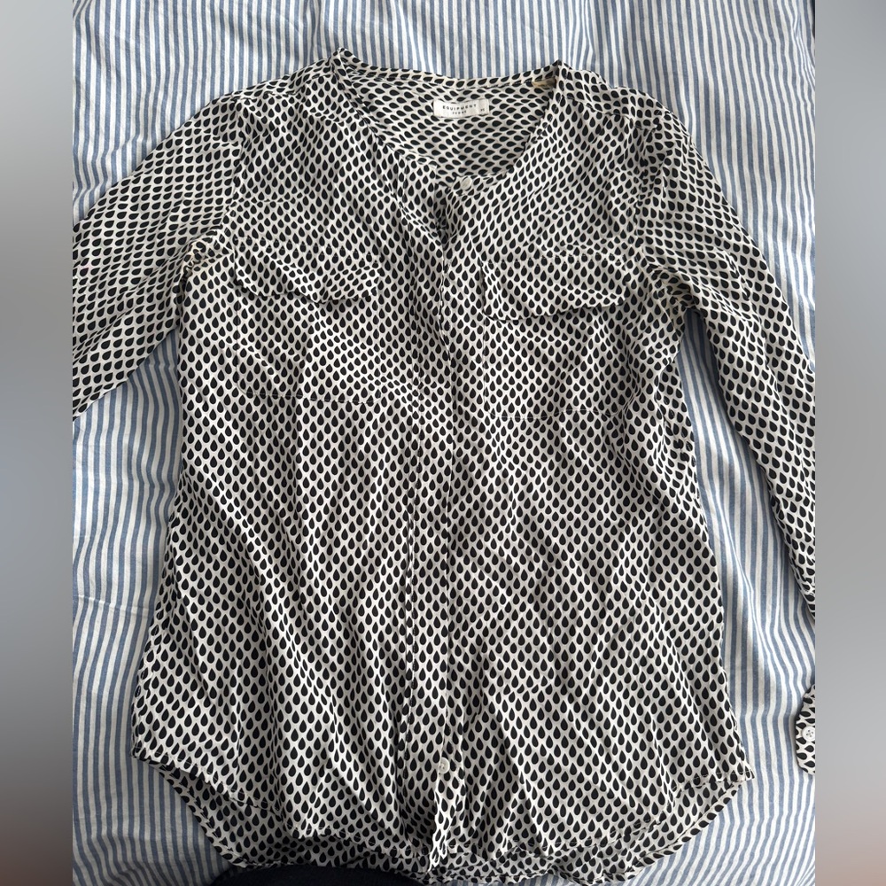 Silk Equipment Top with pockets